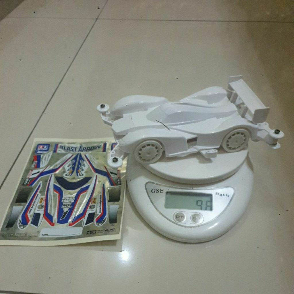 Tamiya Blast Arrow Custom White Original Rakit Pajang