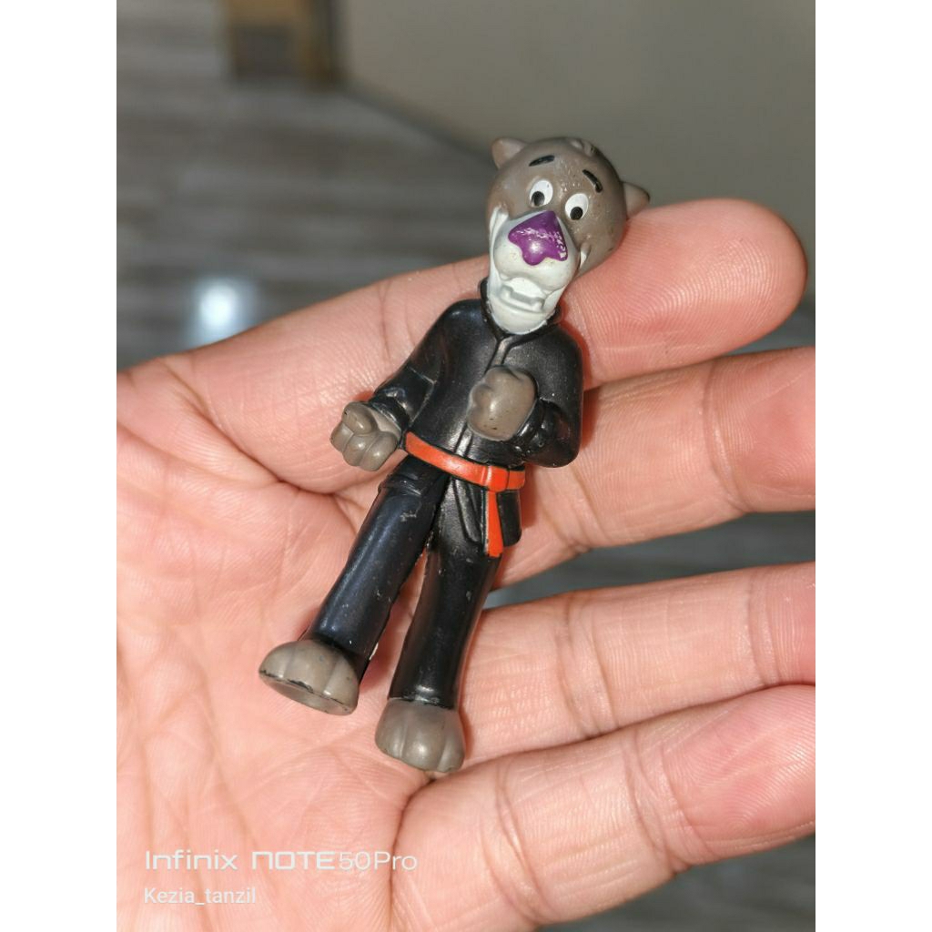 ACTION FIGURE FIGUR OLAHRAGA KARATE SABUK HITAM BLACK MASK BAJU SINGA MACAN LION ANIMASI ANIMASI KAR