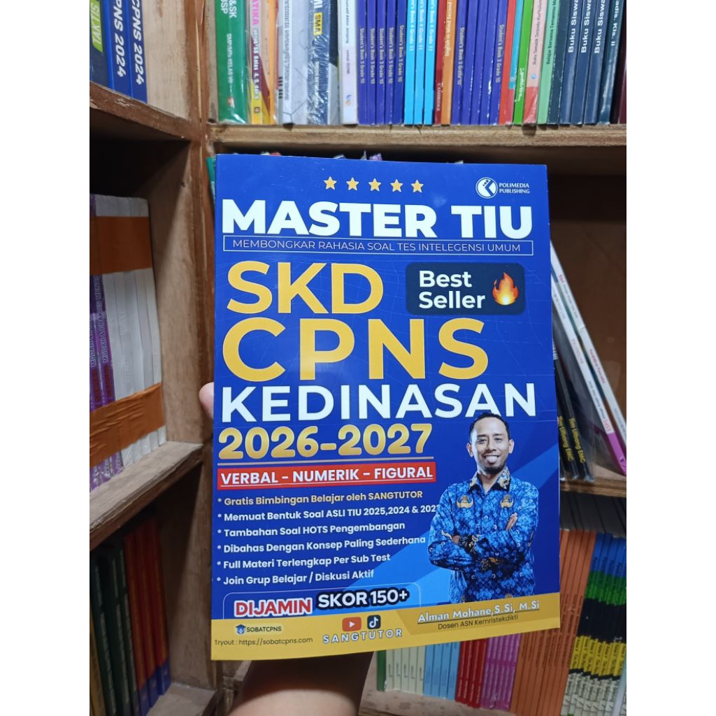 Buku Master Tiu SKD CPNS Kedinasan 2026-2027 - Buku The Master Sang Tutor SKD CPNS Kedinasan Terbaru