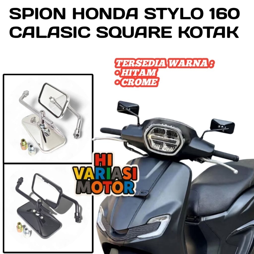 Spion Honda Stylo 160 Classic Square - Spion Kotak Klasik Stylo