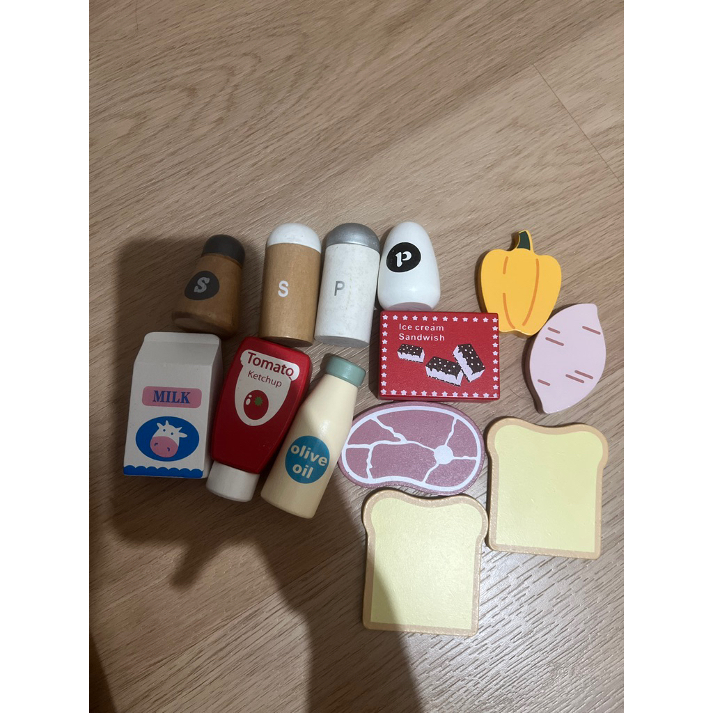 jual mainan kayu preloved