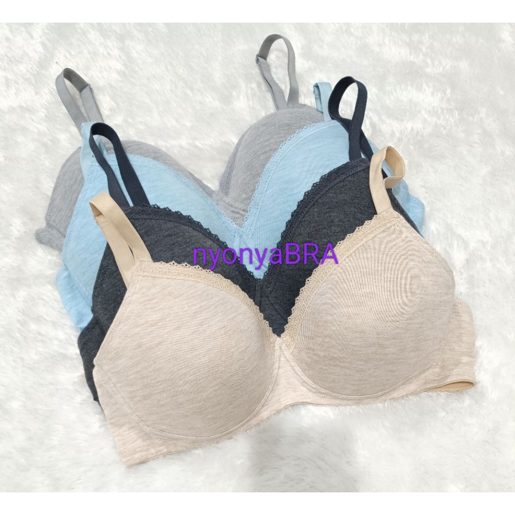 Luludi by wacoal bra tanpa kawat  cup A,B,C,D,32,34,36,38,40, LB 5909