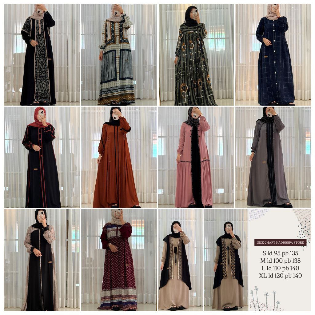 DRESS/GAMIS TWILL ORI NADHEEFA STORE TERBARU