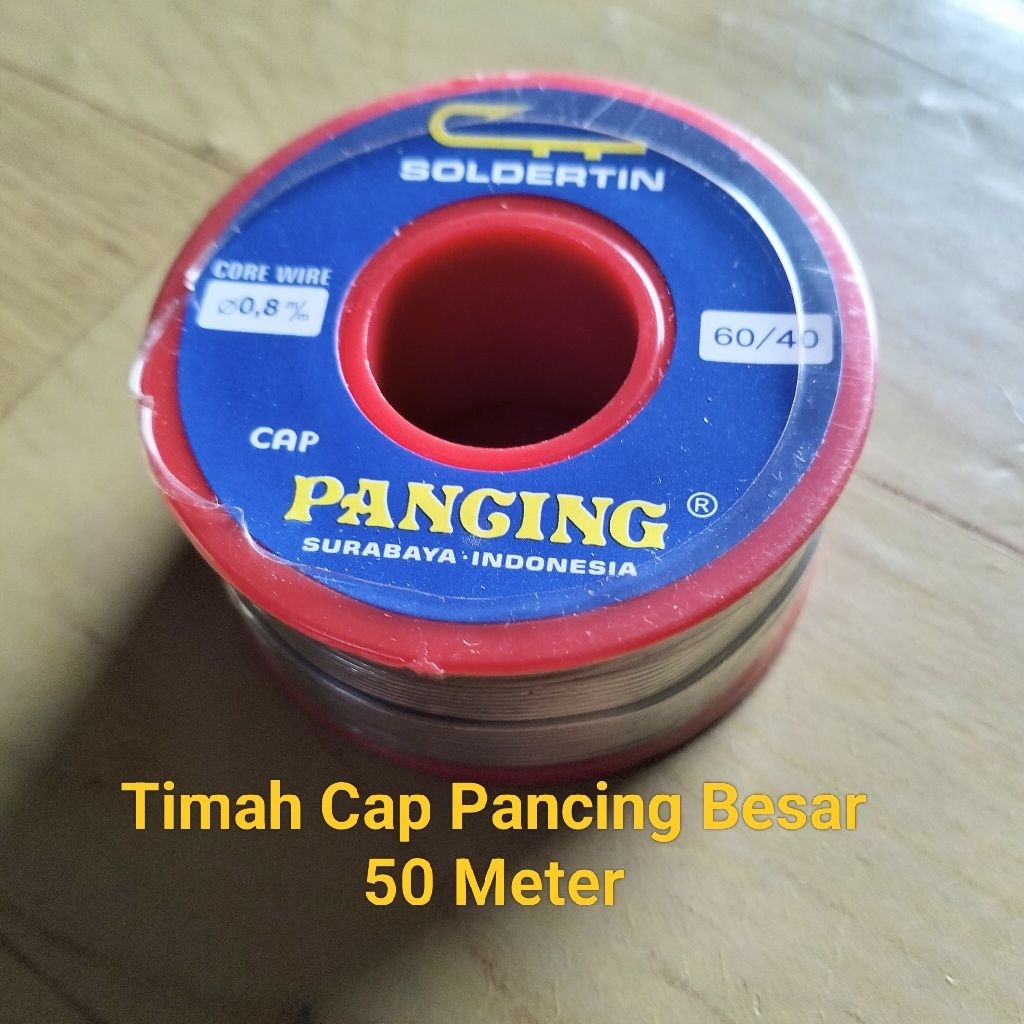 Timah Solder Cap Pancing Besar 250 Gram 50 Meter