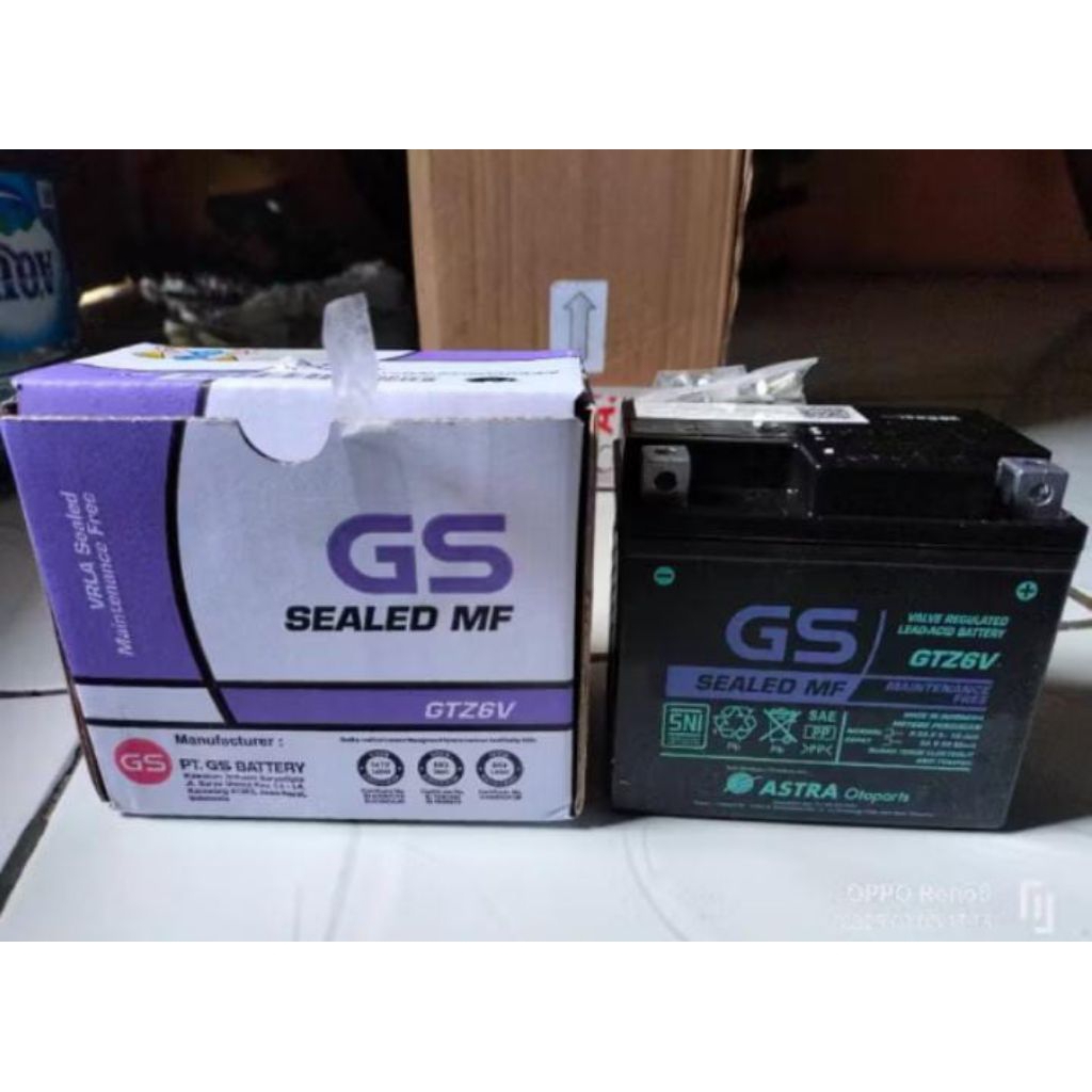 Aki Kering GS Astra MF GTZ6V / YTZ6V - Original