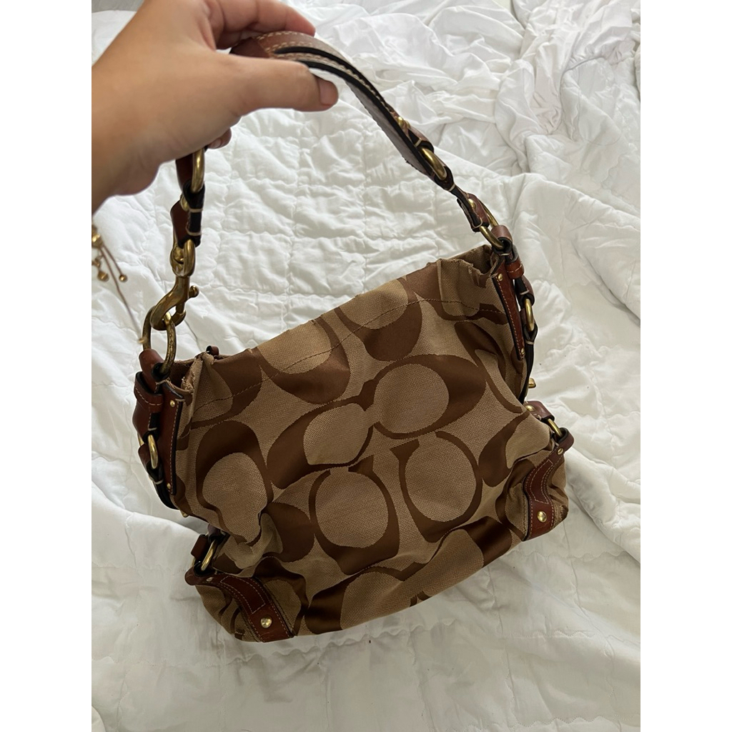 coach carly vintage shoulder