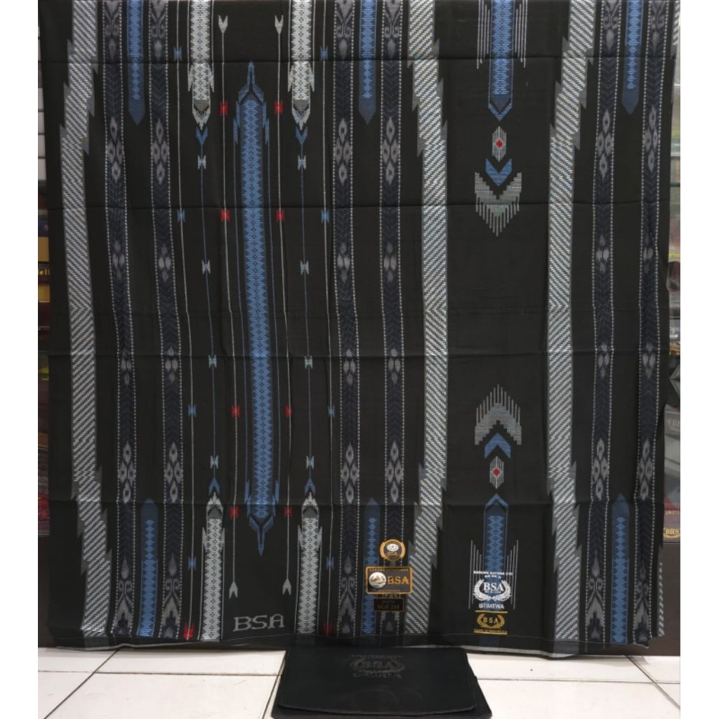 Sarung BSA FULL SUTRA 210 Motif SGF SIF Mix GOLD