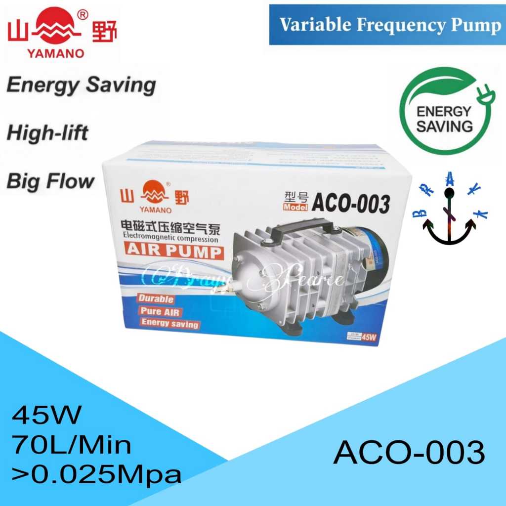 Mesin Gelembung Pompa Aerator Kolam ikan Yamano ACO 003