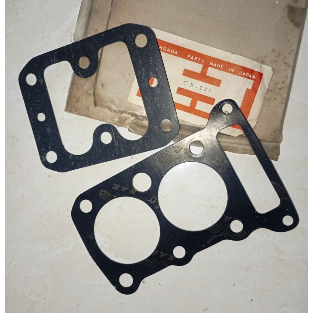paking gasket blok head honda cb cb125 twin cb125t nos japan