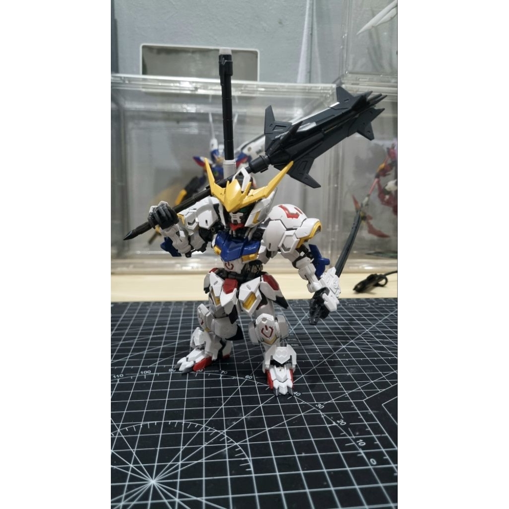MGSD BARBATOS gundam GAOGAO sudah rakit no minus