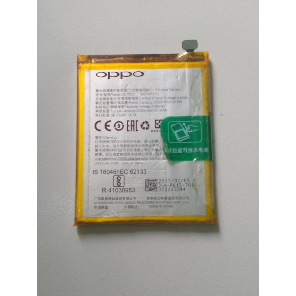 batre orizinal oppo a37f