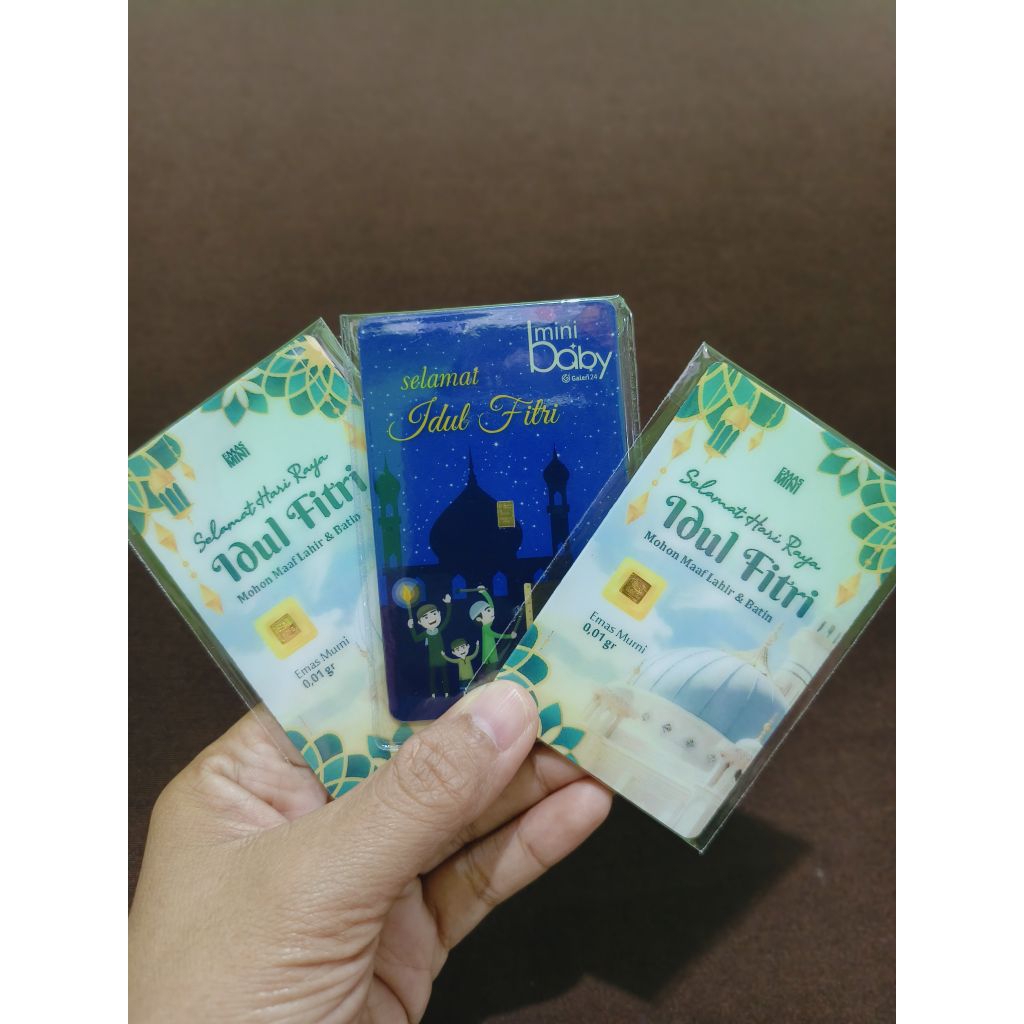 Emas mini costum idul fitri 0,05 gr