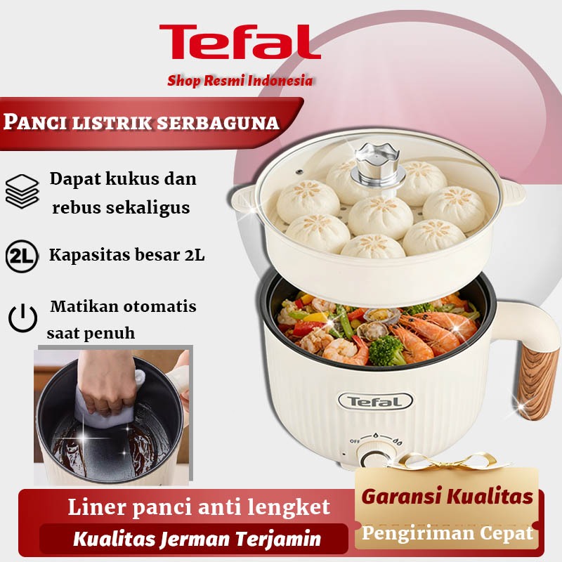 [Mendukung COD] Panci Listrik​ ​​Multi Kukus Dan Rebus Kapasitas 2 L  Panci Listrik Multifungsi Kuku