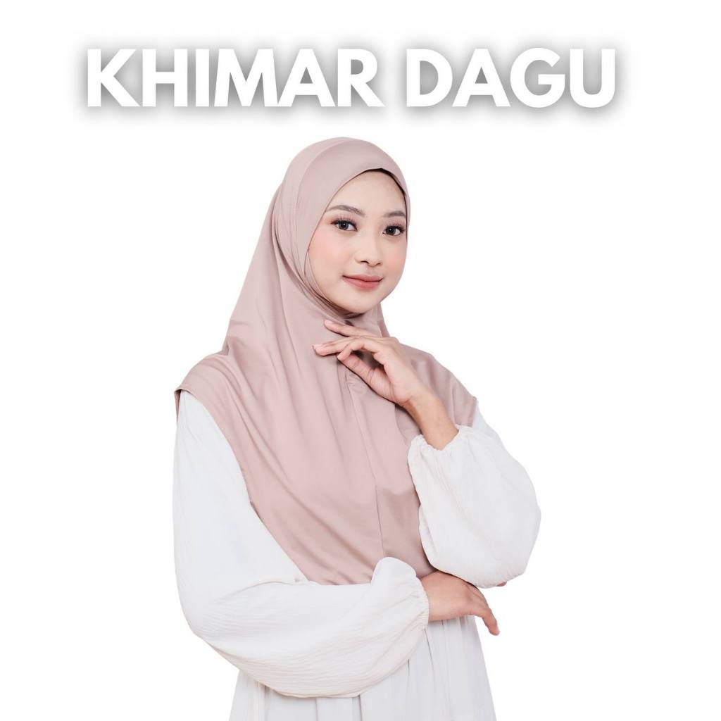 BLOMSTRE KHIMAR DAGU / HIJAB DAGU / HIJAB INSTAN DAGU / JILBAB INSTAN / KERUIDUNG INSTAN