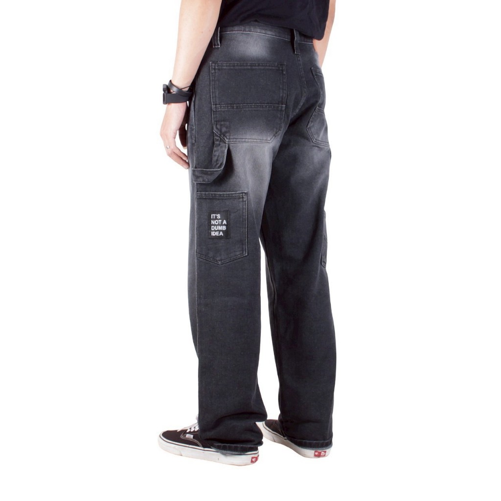 Celana Jeans Carpenter Whisker Pria