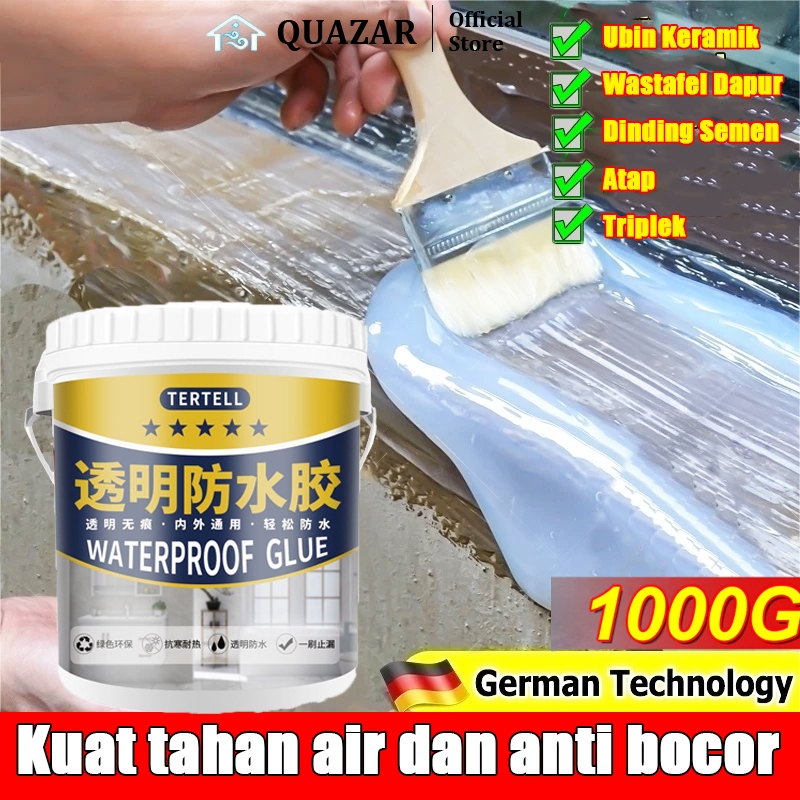lem anti bocor dan rembes transparan 1000g lem tembok super kuat lem keramik kamar mandi anti bocor 