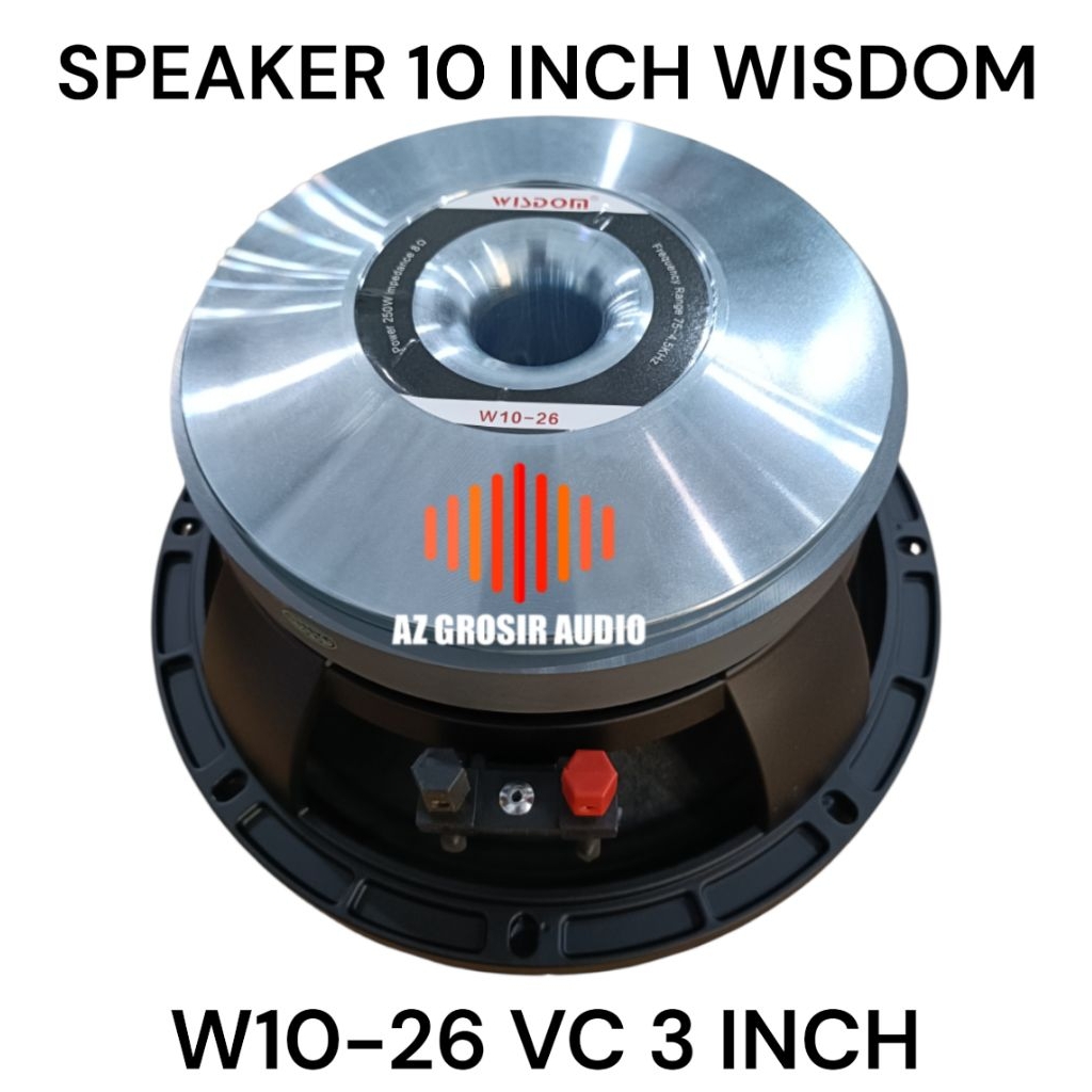 Speaker 10 inch wisdom w10-26 speaker wisdom w10-26 wisdom w1026