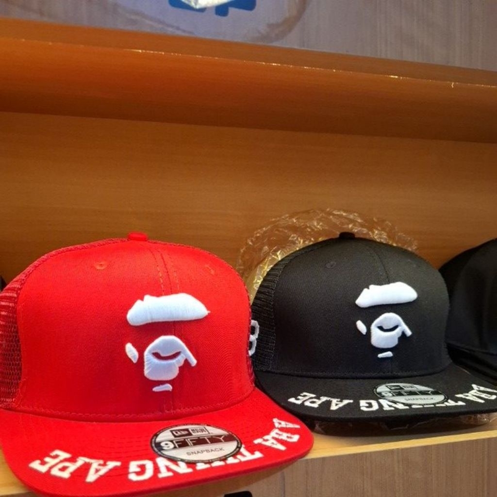 Eta 33 Topi Snapback Import Aape Premium Kualiti