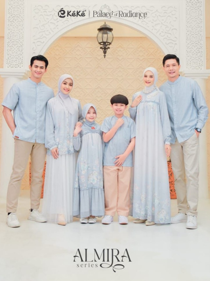 SARIMBIT ALMIRA BABY BLUE RAYA SERIES 2026 BY KEKE