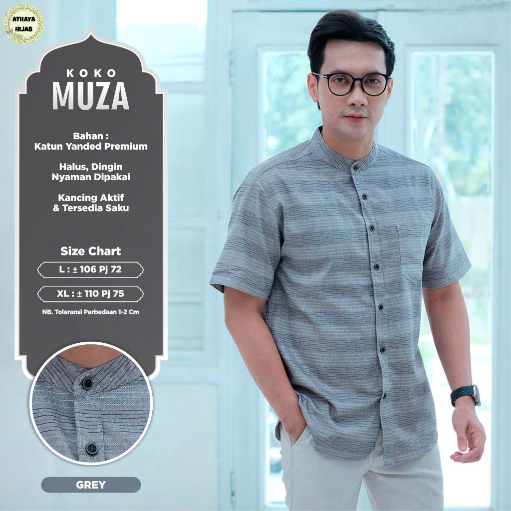 MUZA KEMEJA KOKO KEMKO PRIA BY RDK