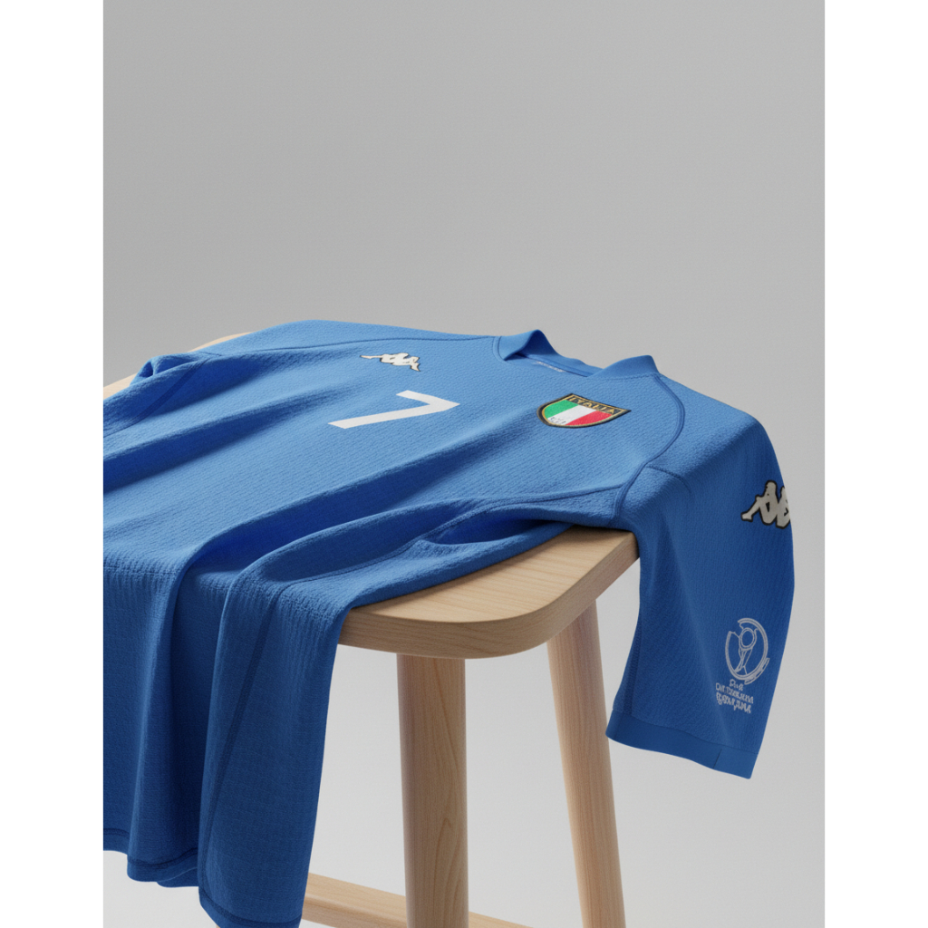 jersey retro Italy 2002 waktu kalah lawan korea