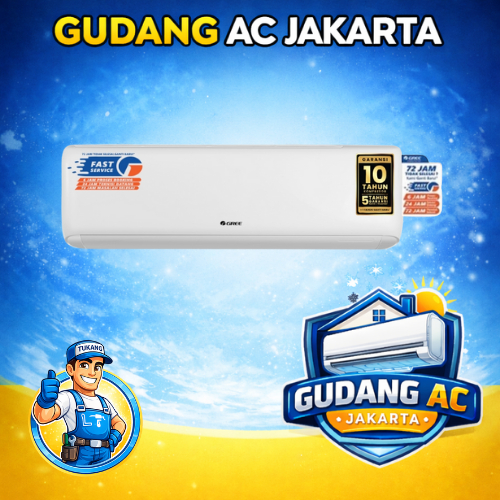 AC GREE 1 PK GWC- 09N1/A- BLACKFIN - R32 - UNIT ONLY [ INDOOR + OUTDOOR ]