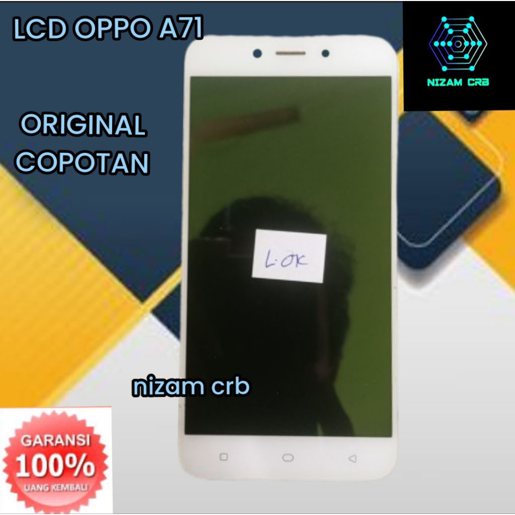 Lcd OPPO A71 Original Copotan Bergaransi