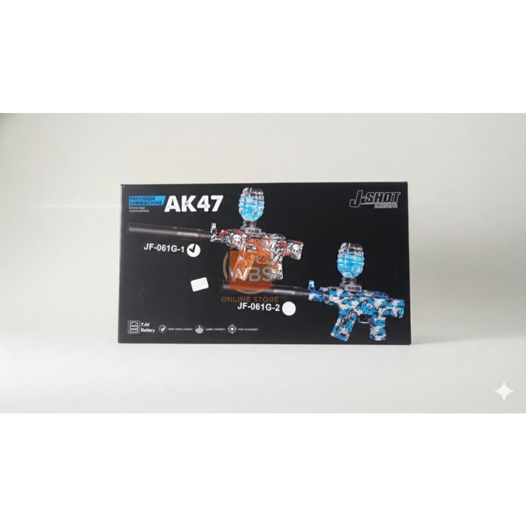 J-SHOT AK47 Mainan Pistol Tembak Gel Anak – Electric Gel Blaster 7.4V