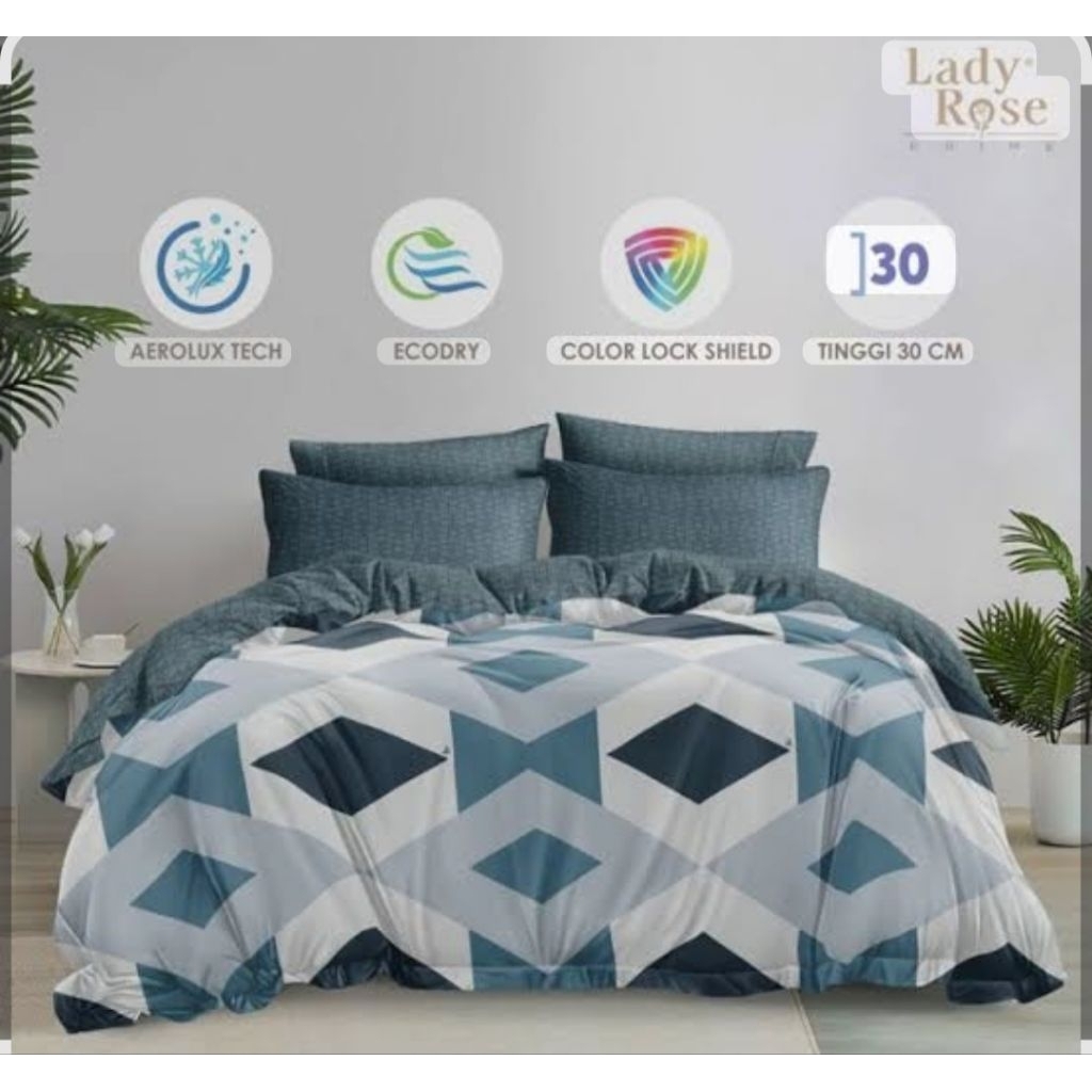 bed cover lady rose 180x200cm