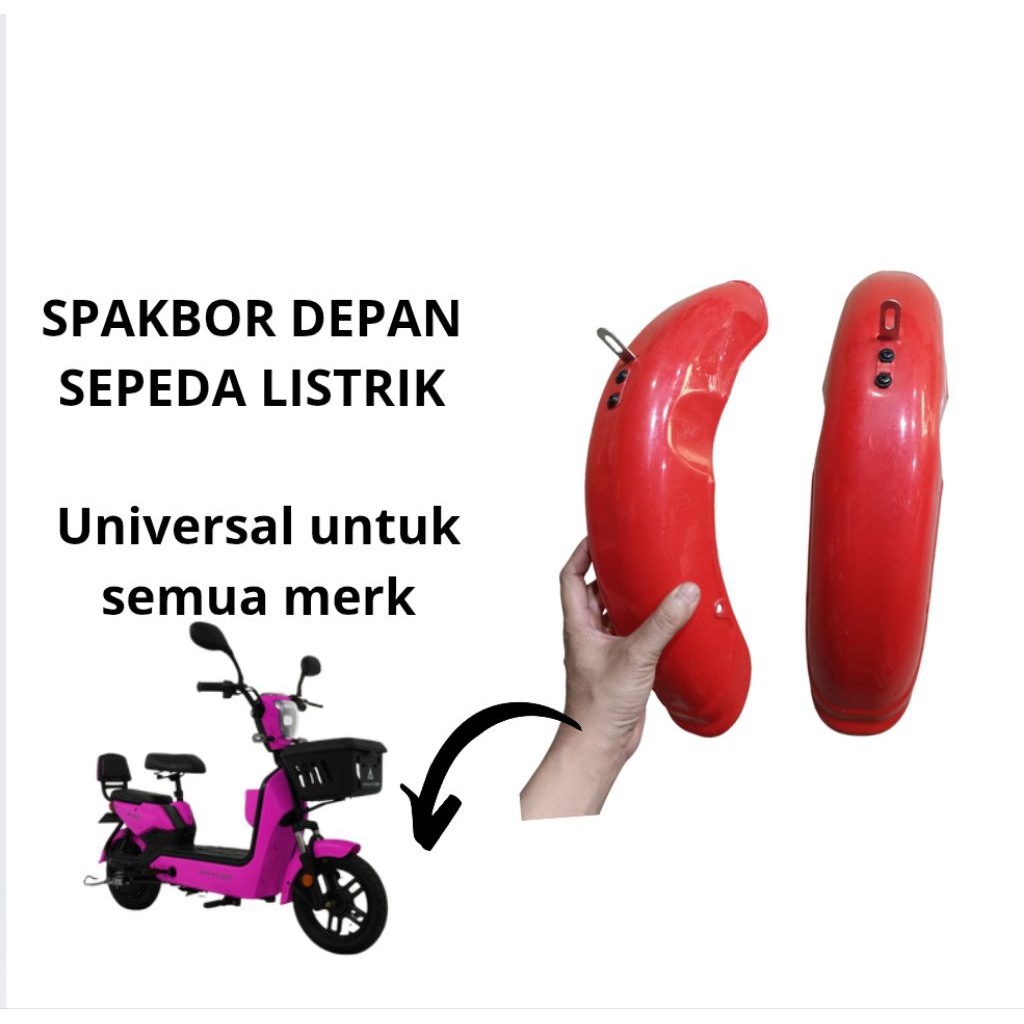 spakbor depan Sepeda listrik