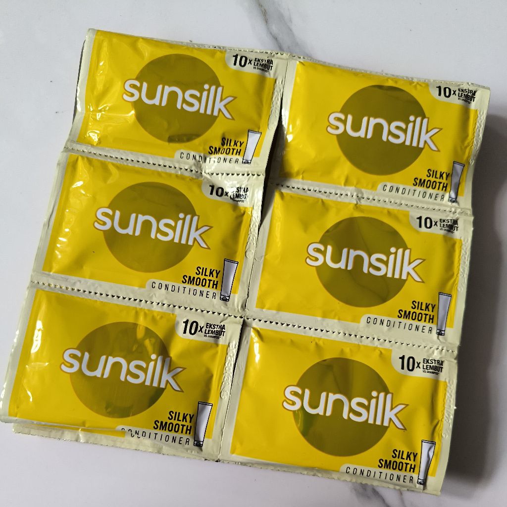 Conditioner Sunsilk Kuning Sachet 9ml Halus Lembut Kondisioner Sunsilk Renceng Unilever