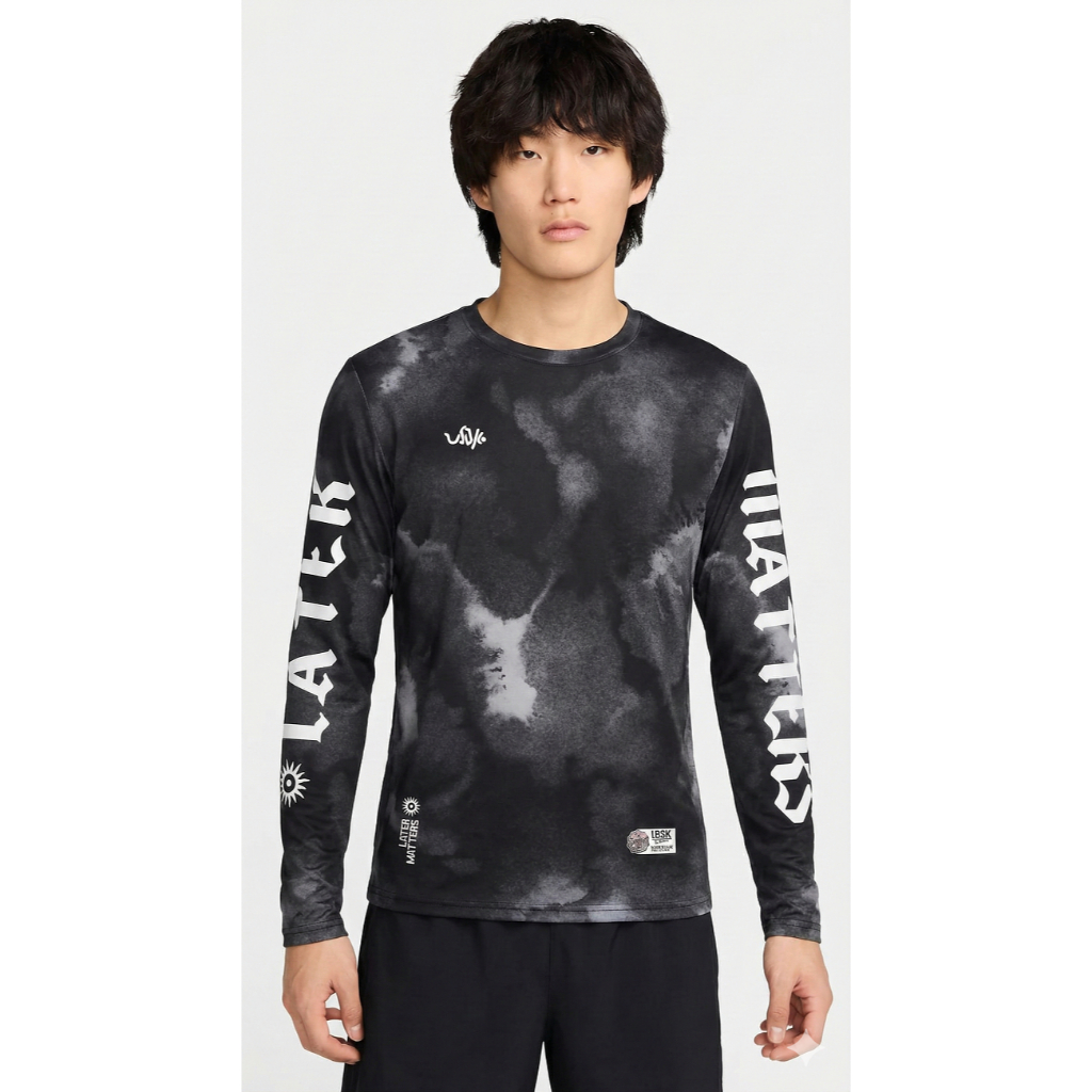 Jersey Running/Sport Latter Matter AWAN HITAM Lengan Panjang JERSEY RUNNING PRIA JERSEY PRIA JERSEY 