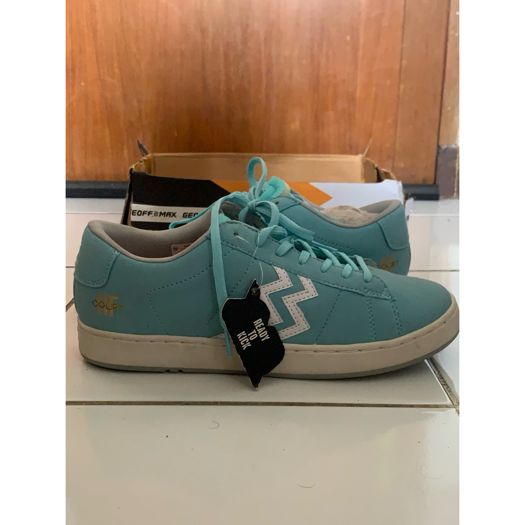 Sepatu Geoffmax HF Court Sky Blue White