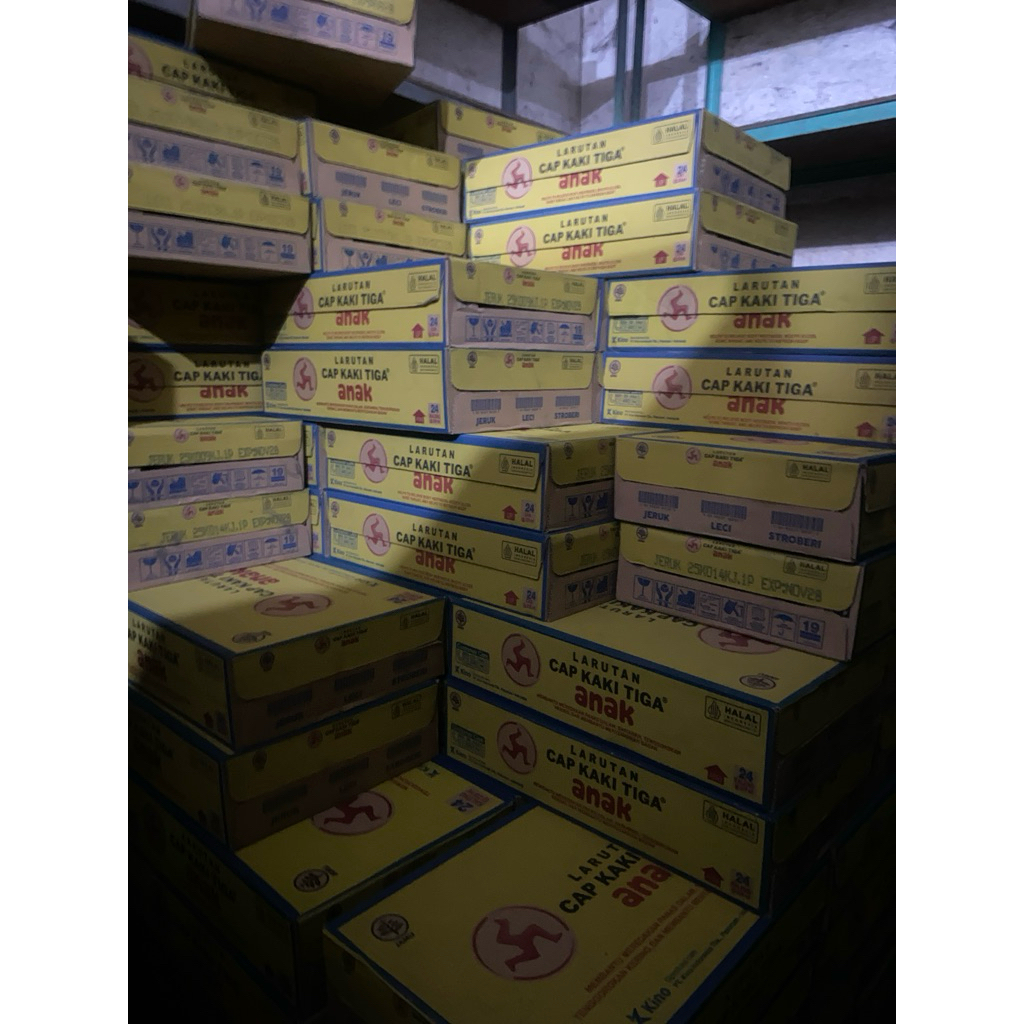 LARUTAN CAP KAKI TIGA ANAK 1 DUS ISI 24 KALENG x 238ml (HARGA TERMURAH)
