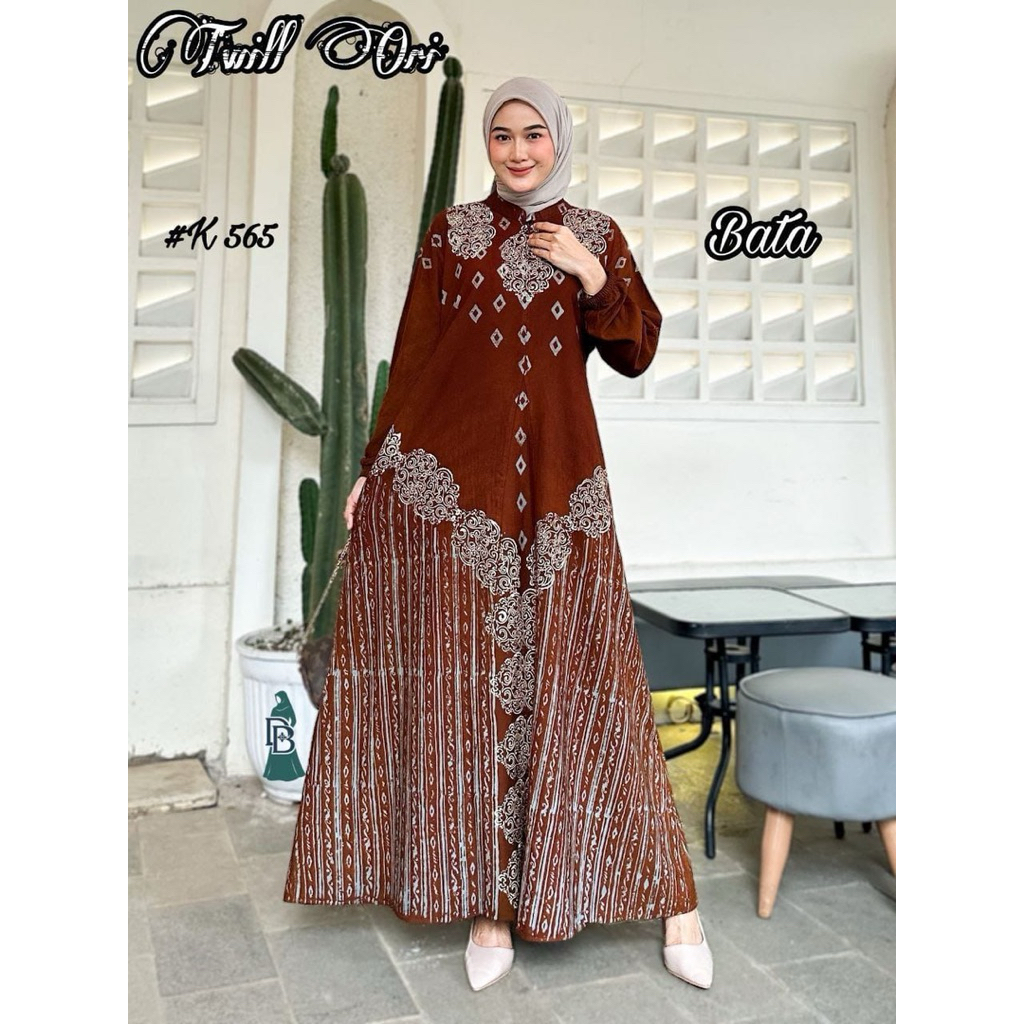Gamis twill ori klok A best seller