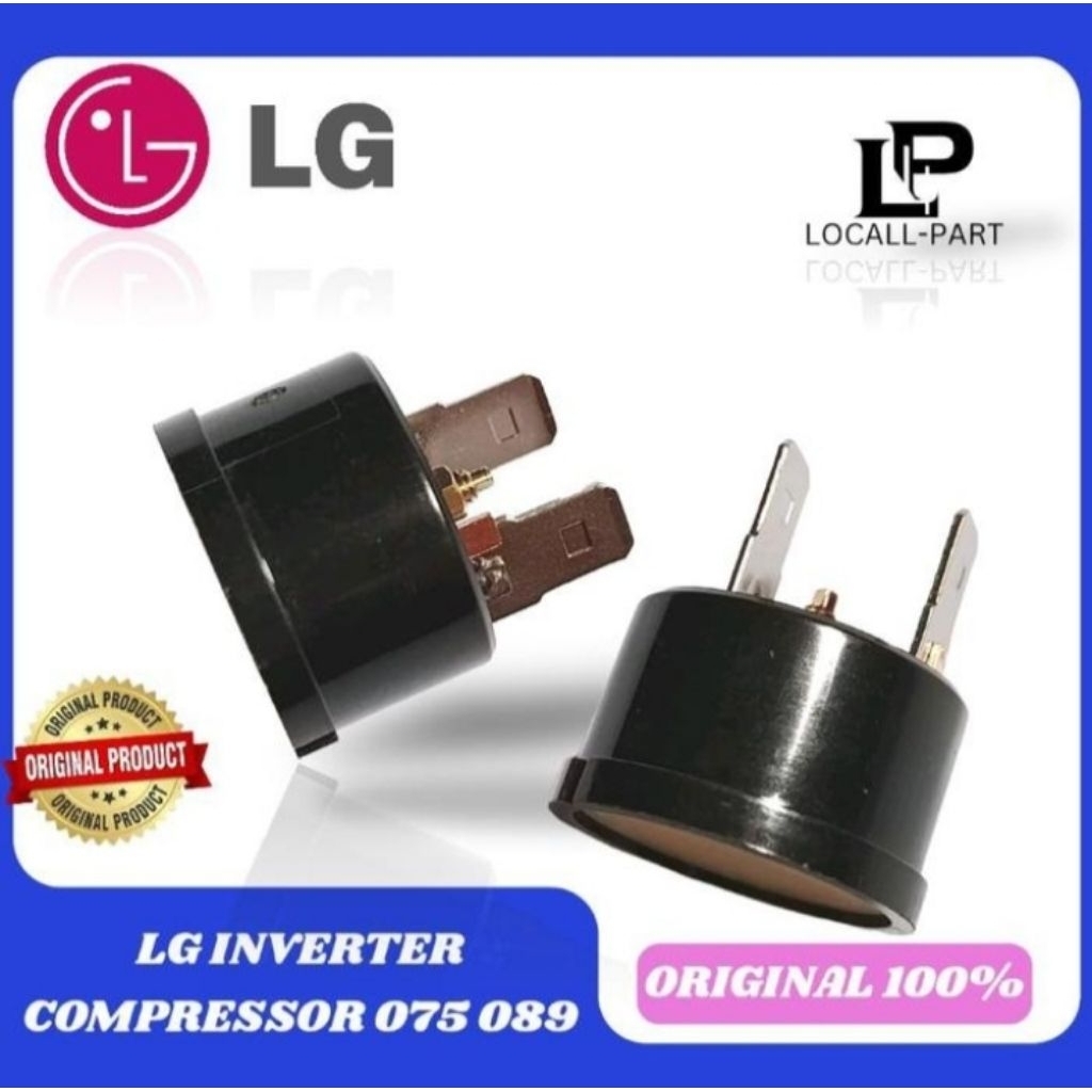 RELAY OVERLOAD PROTECT KULKAS LG INVERTER COMPRESSOR 075 089 ORIGINAL