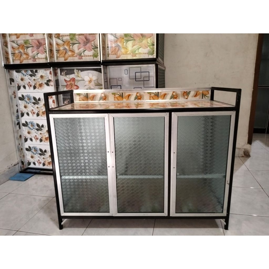 rak piring kompor 2 tungku