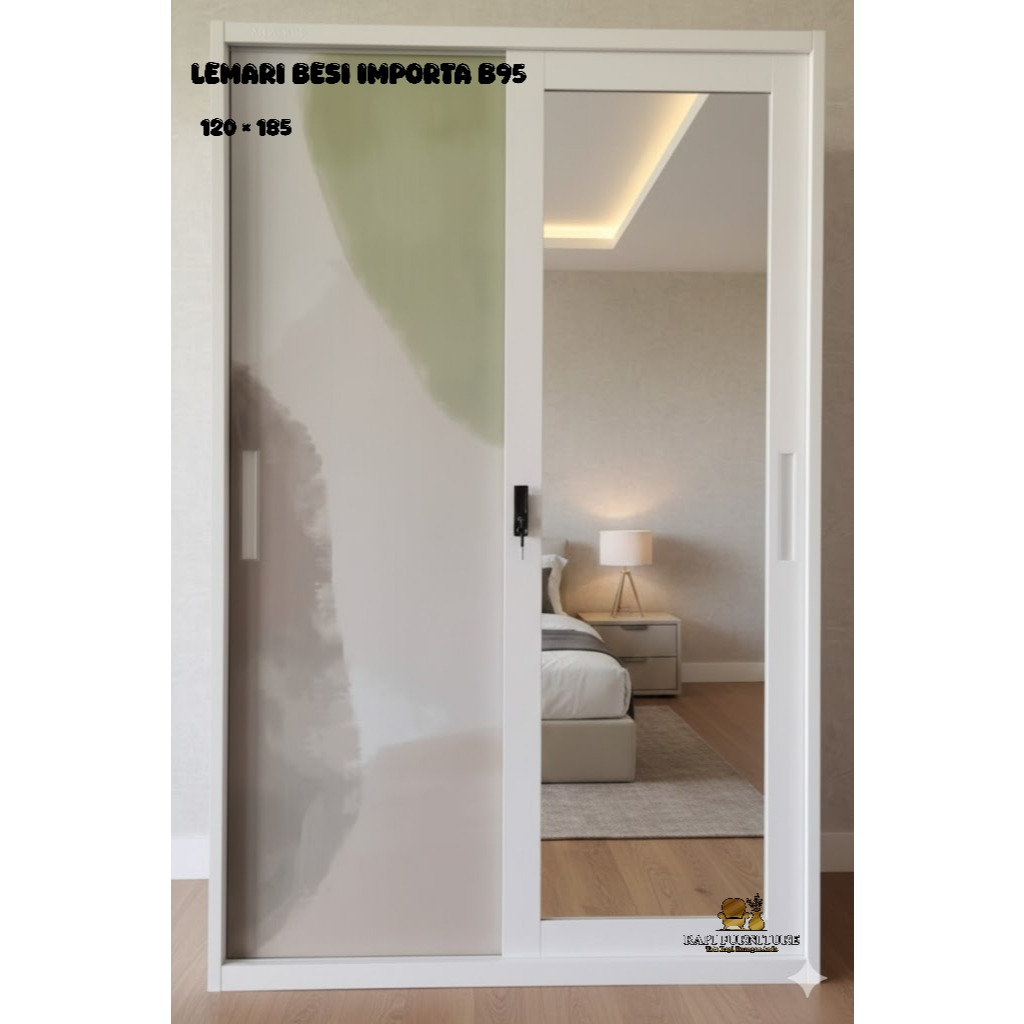 LEMARI BESI IMPORTA B95 LEMARI PAKAIAN SERBAGUNA PONTIANAK