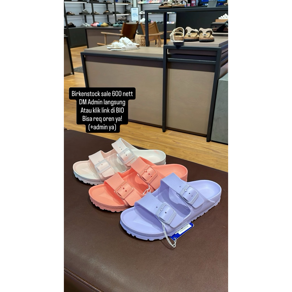 Promo sale discount diskon Sandal wanita birkenstock original