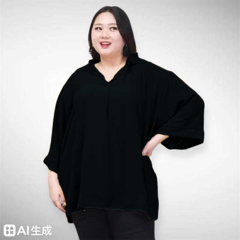kemeja ALD crinkle jumbo ld 120 cm/blouse crinkle jumbo wanita