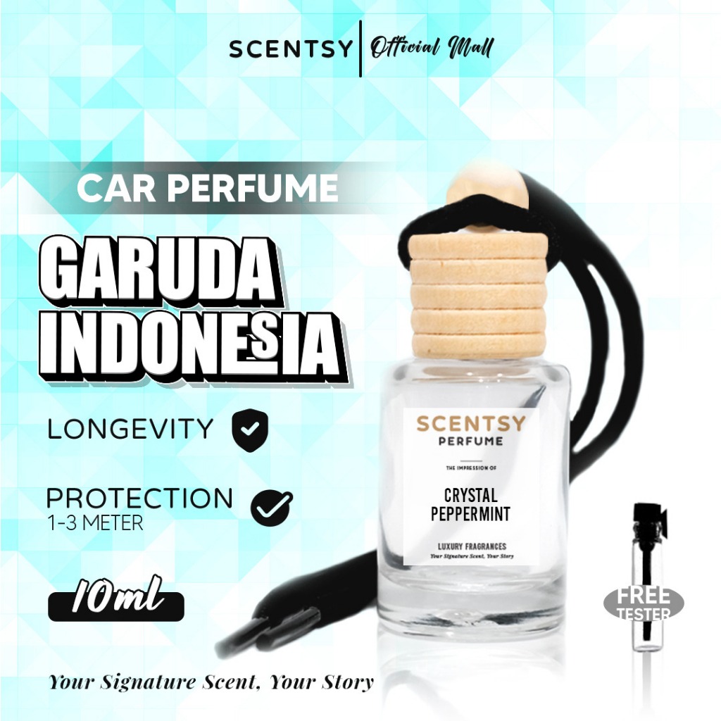 SCENTSY Parfum Mobil GARUDA IDN 10 ml Pengharum Anti Mual Pewangi Ruangan Kantor Toilet Kamar tidur 