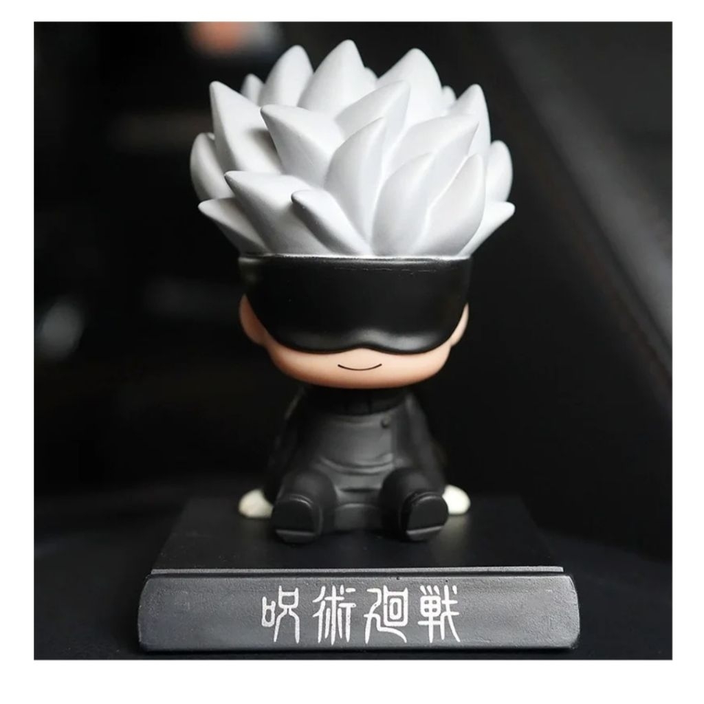 Action Figure MOBIL GOJO bobblehead Satoru Gojo dari anime dan manga Jujutsu | PAJANGAN MOBIL PALA B