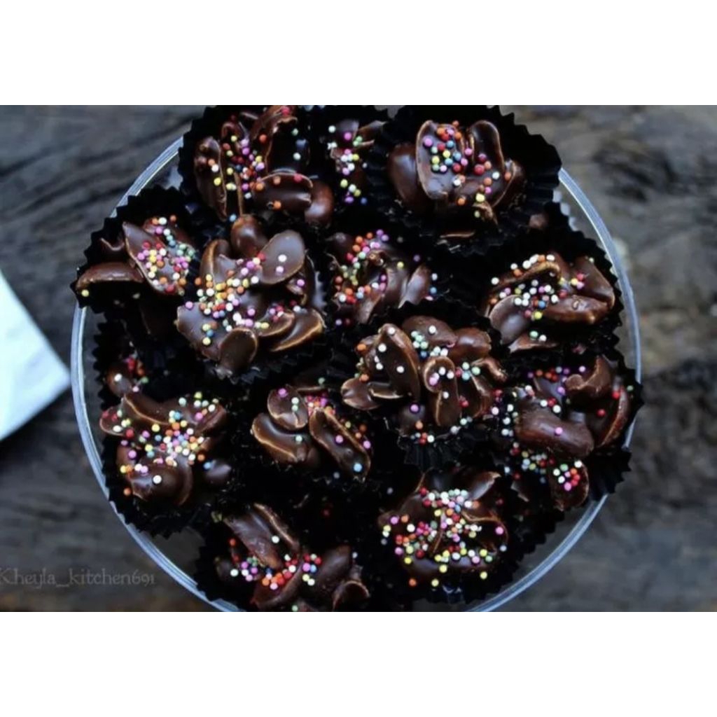 KUE KERING COKLAT KACANG SPRINKLE 250gr dan 500gr.. COKLAT PREMIUM
