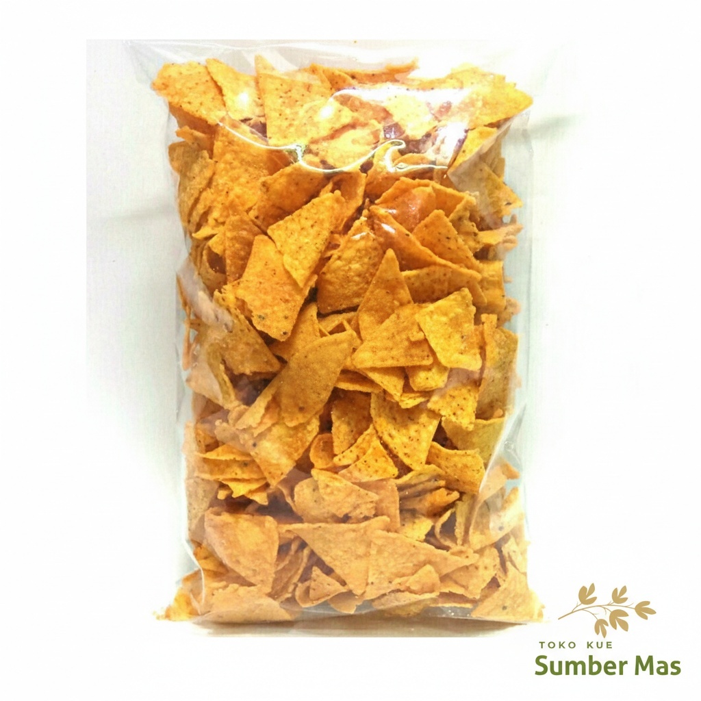 Keripik Jagung Tortila Barbeque 250 gr / TORTILLA Chips Barbeque