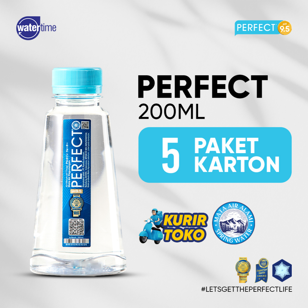 PERFECT ALKALINE WATER 200ML PAKET 5 KARTON