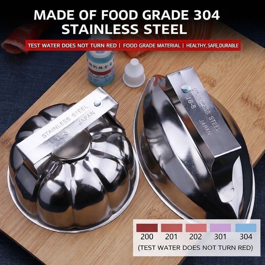 Cetakan Nasi Jepang OMURICE Pepaya & Bunga