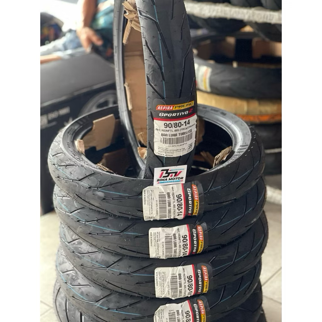 Ban aspira premio sportivo 2 90/80-14, 100/80-14