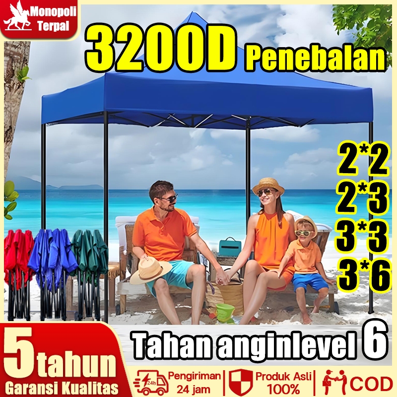 Ekstra Tebal 3200D  Terpal Tenda Atap Tenda Lipat Atap Tenda Jualan Tenda Lipat Kain Tenda 2x2/2x3/3