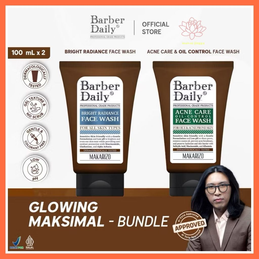 Makarizo barber daily face wash