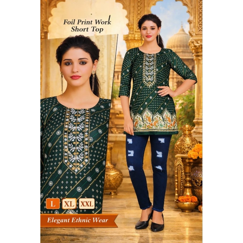 ORI INDIA Baju India Ethnic Akasya - Lyanz Fashion (LF)- Size XL, Nyaman & Anggun, baju atasan, atas